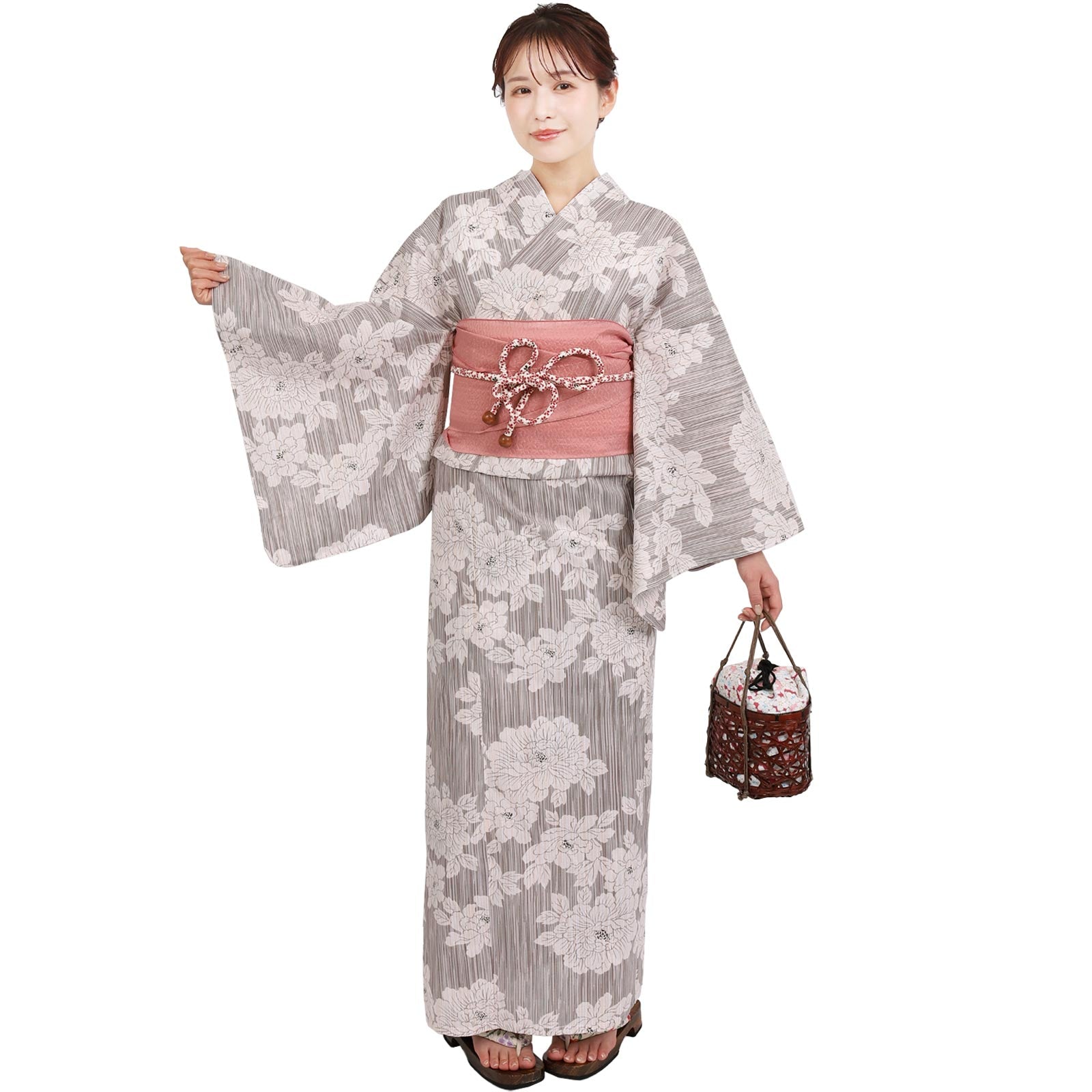 Two-Piece Yukata Set Peony