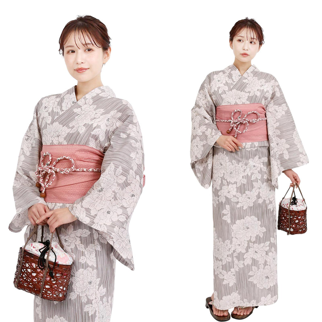 Two-Piece Yukata Set Peony