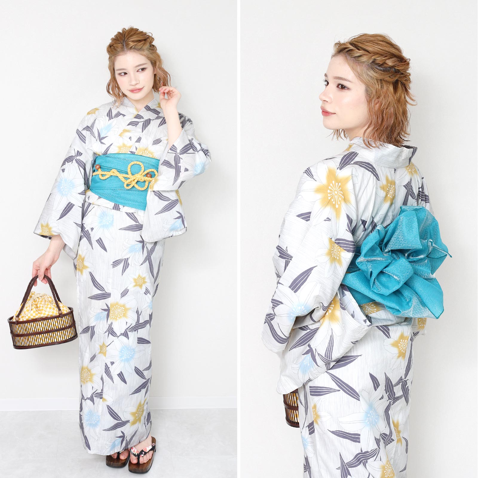 Two-Piece Yukata Set Lily