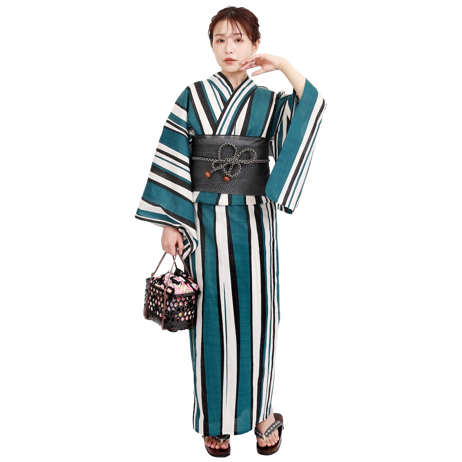 Two-Piece Yukata Set Stripes