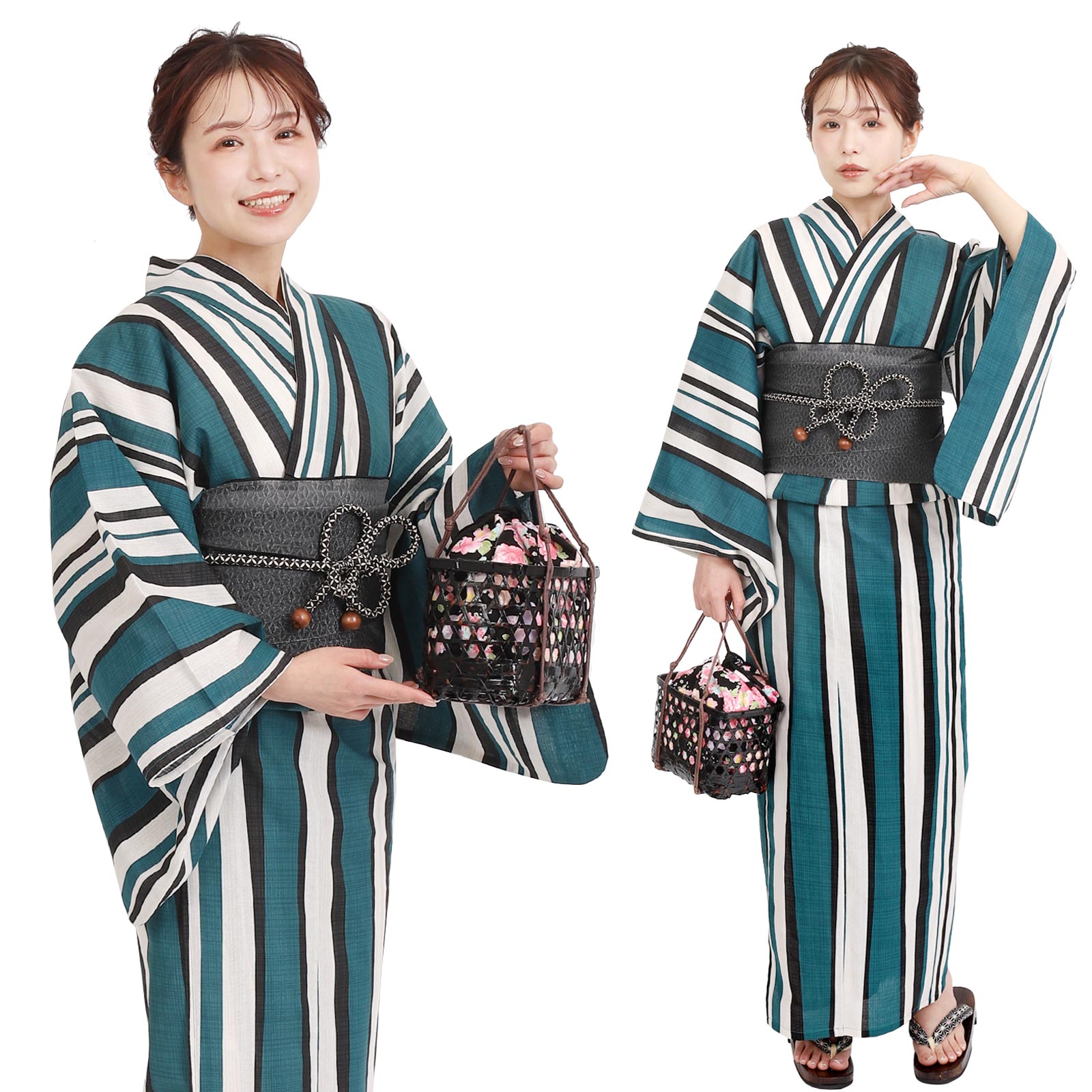 Two-Piece Yukata Set Stripes