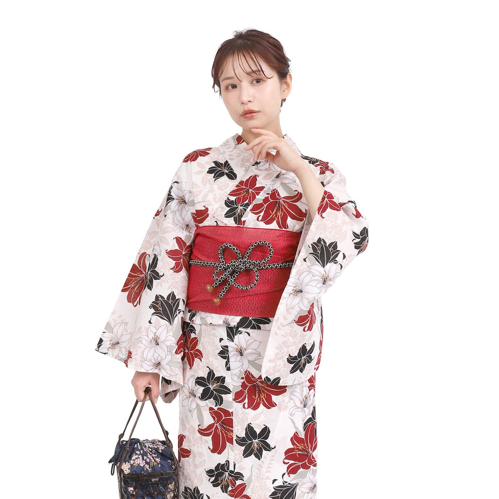 Yukata and Obi Set Lily