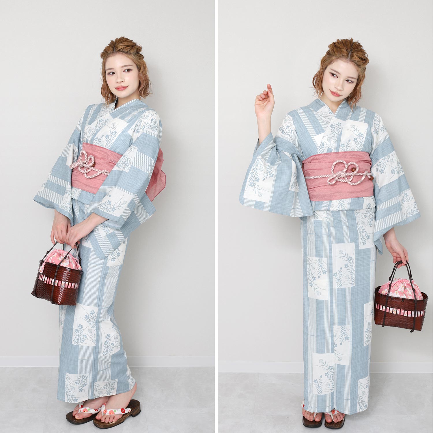 Yukata and Obi Set Karuta