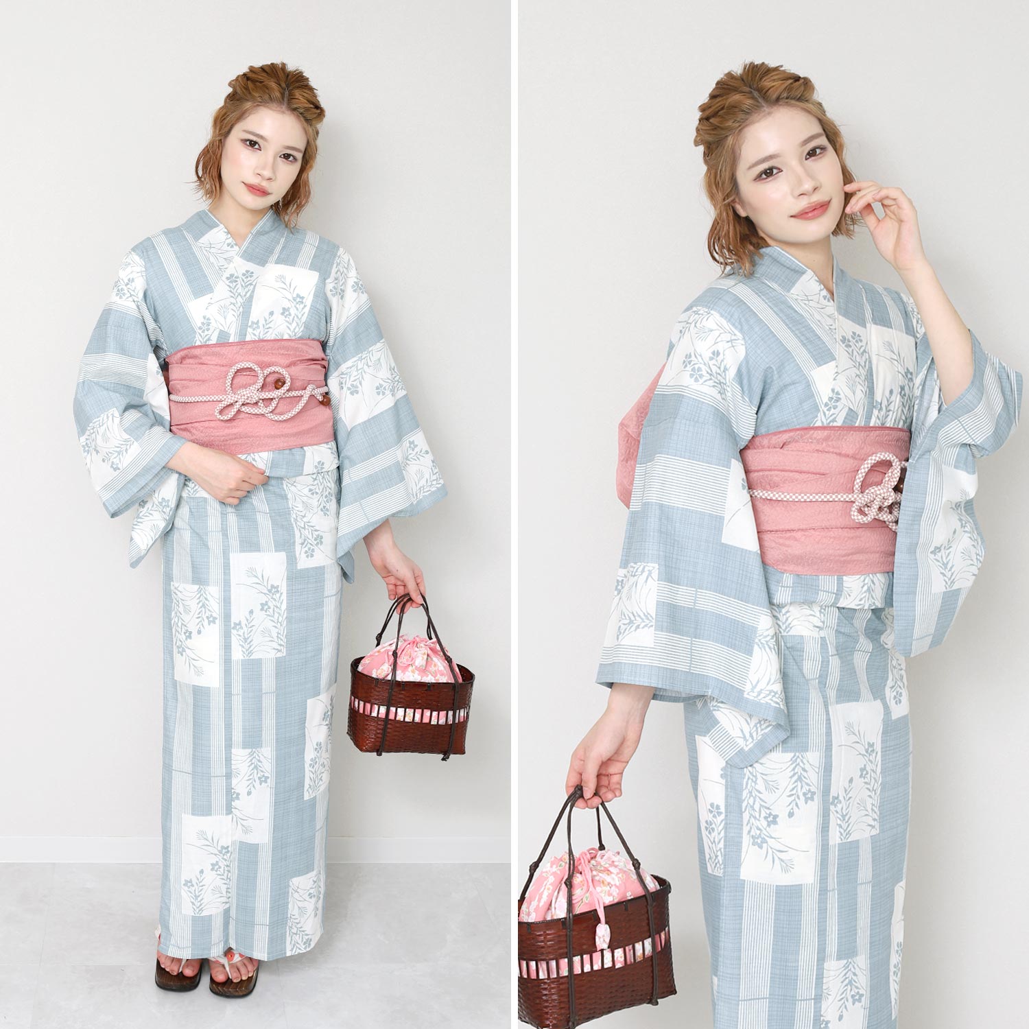 Yukata and Obi Set Karuta