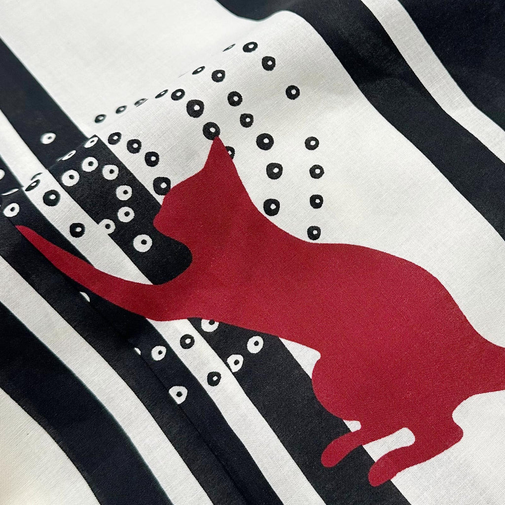 Yukata and Obi Set Cat Stripes