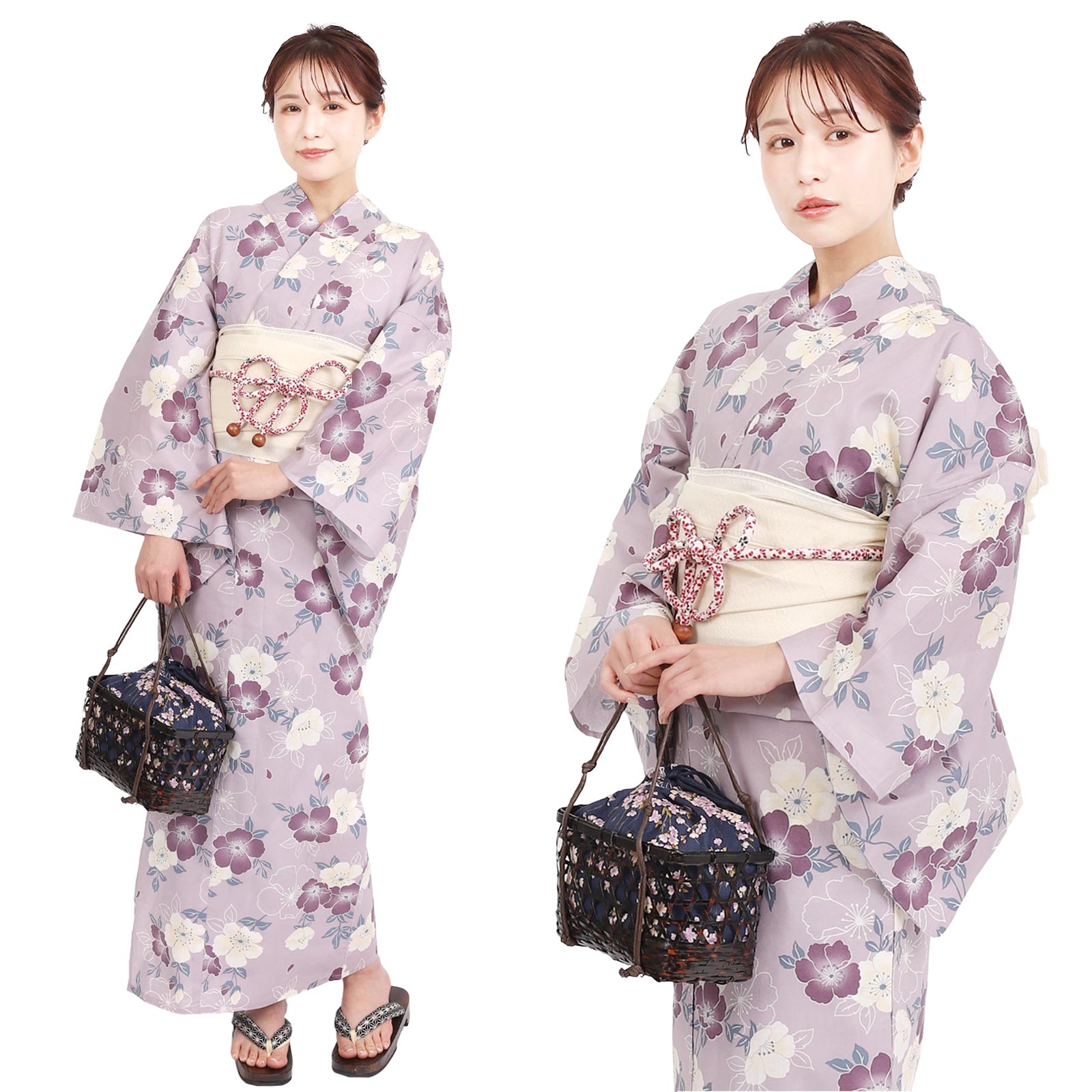 Yukata and Obi Set Sakura