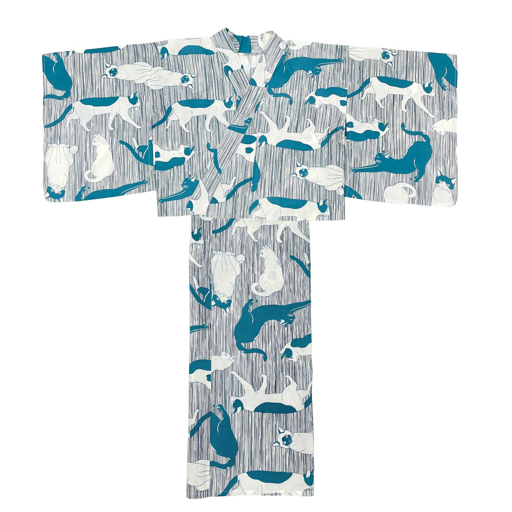 Two-Piece Yukata Set Cat