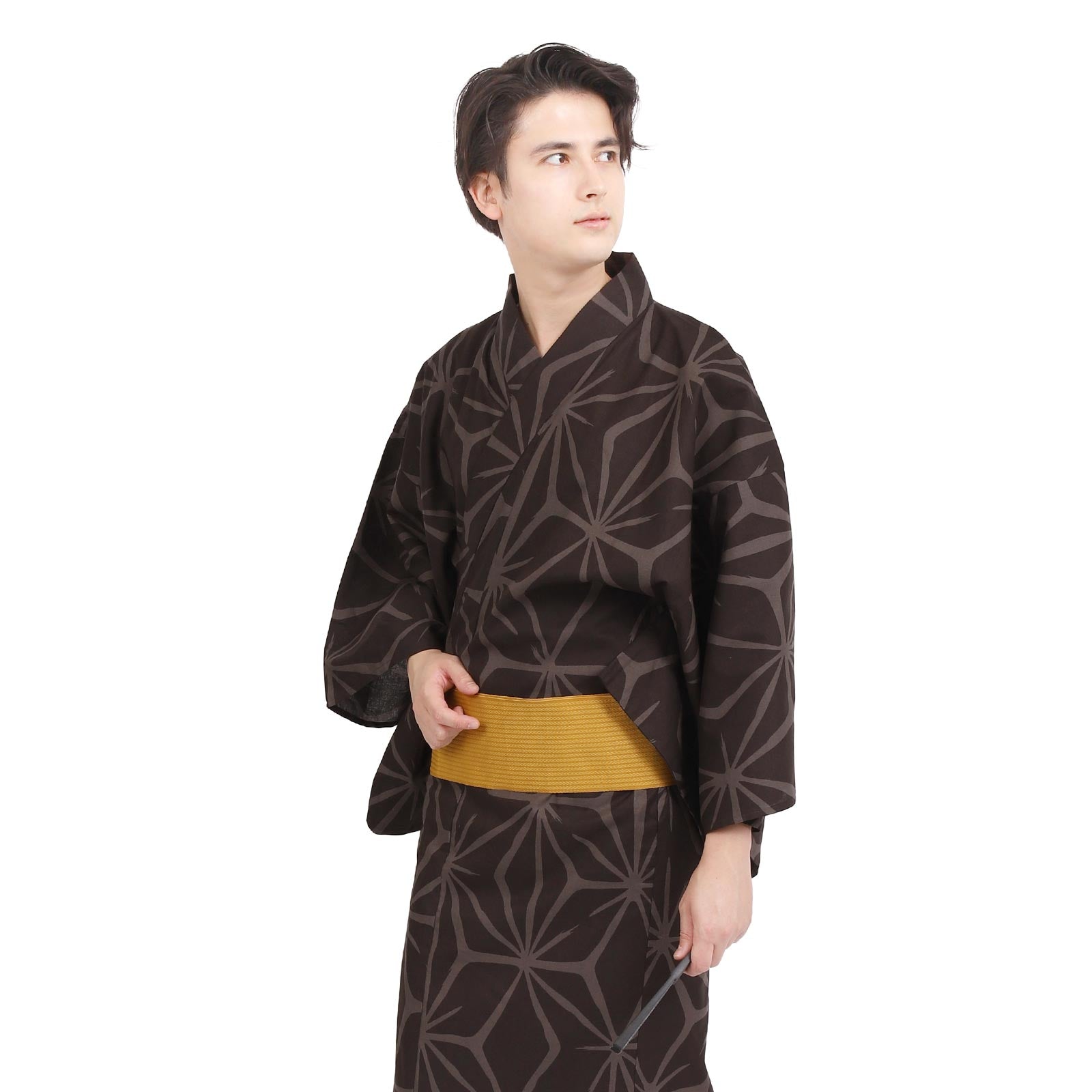 Yukata Pre-Tied Obi Set -Asanoha