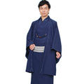 Men's Kimono and Haori Set blue