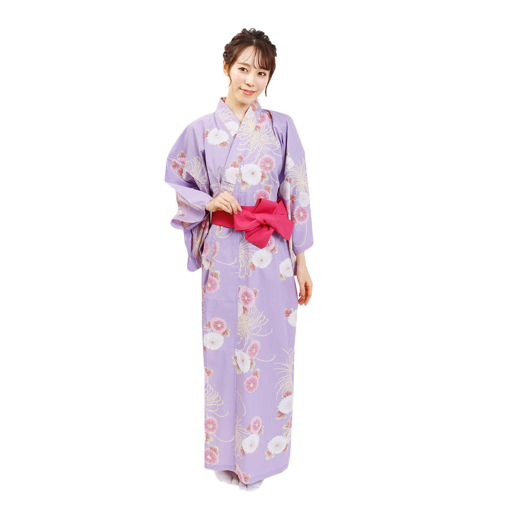 Women Indoor Yukata Kiku