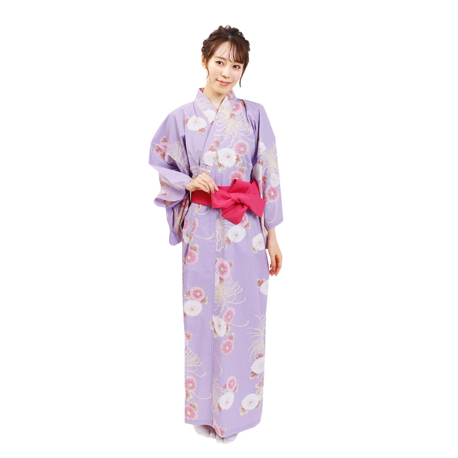 Women Indoor Yukata Kiku