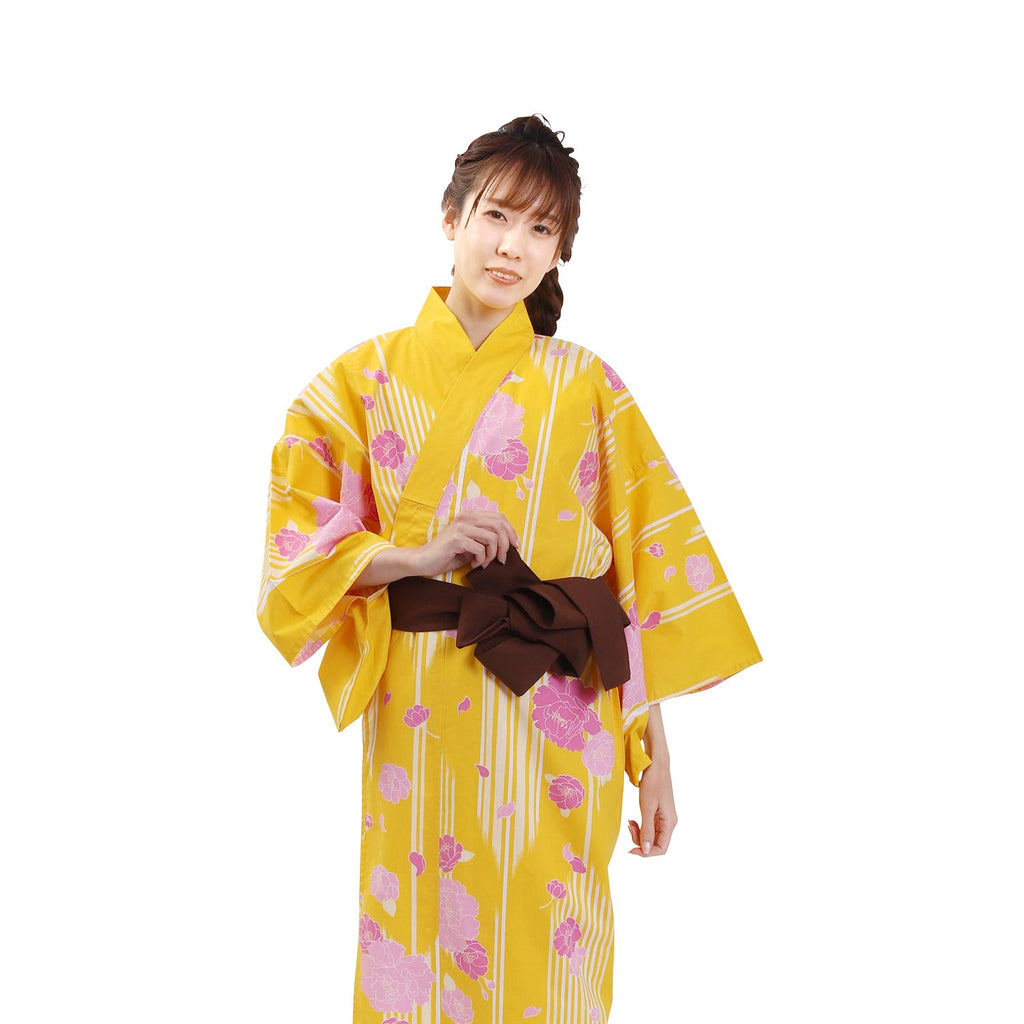 Women Indoor Yukata Yabane-rose