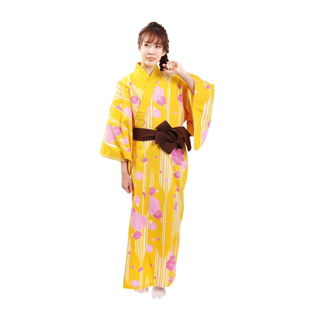 Women Indoor Yukata Yabane-rose
