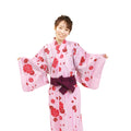 Women Indoor Yukata Yabane-rose pink