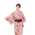 Women Indoor Yukata Hanatemari pink