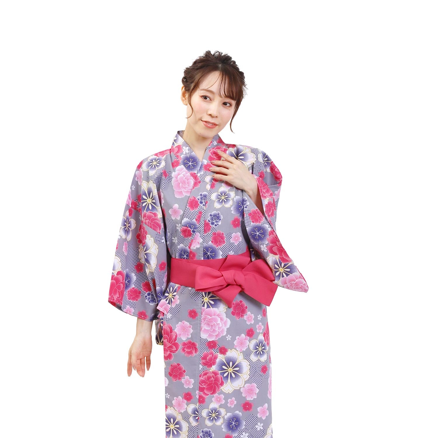 Women Indoor Yukata Sakurazukusi