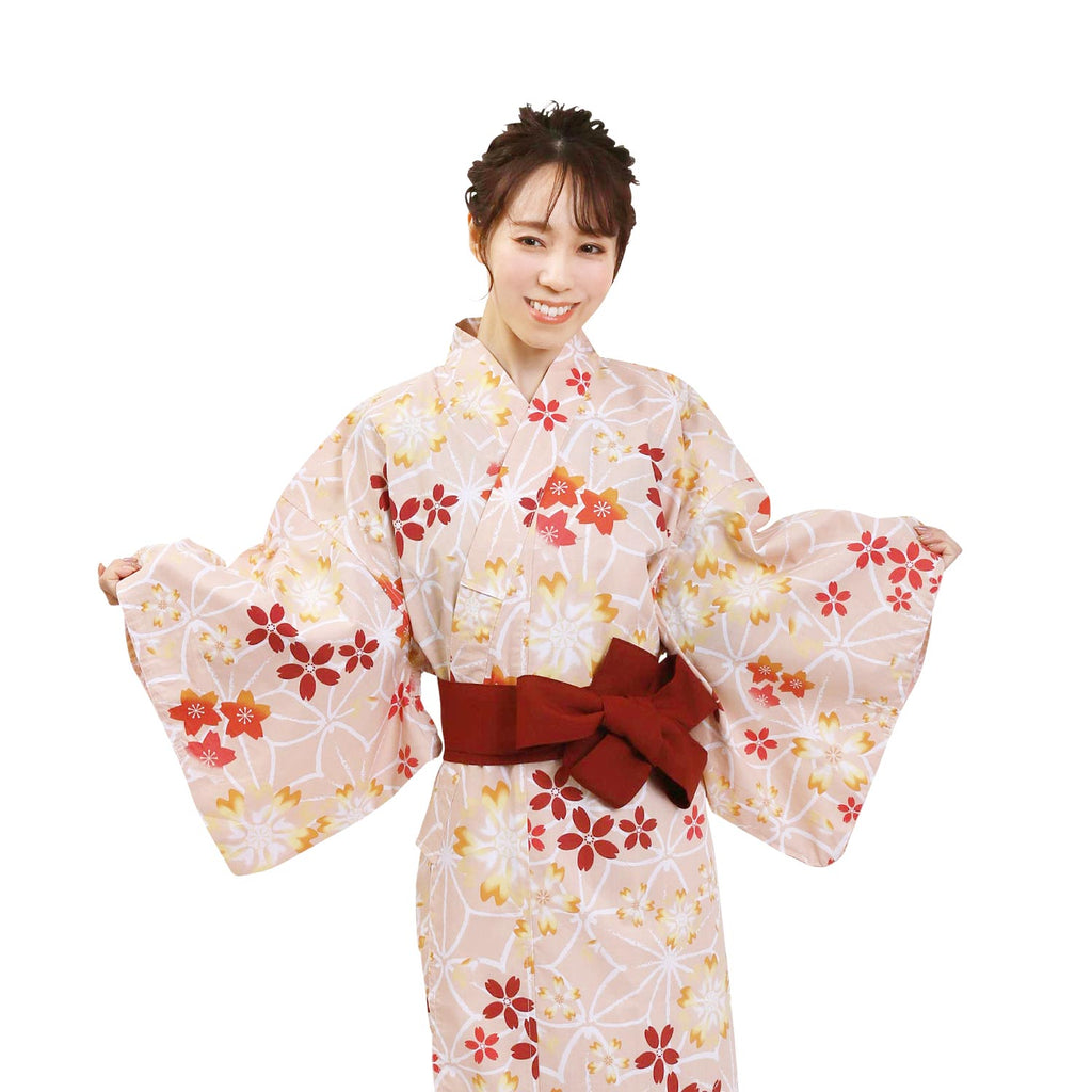 Women Indoor Yukata Yaesakura