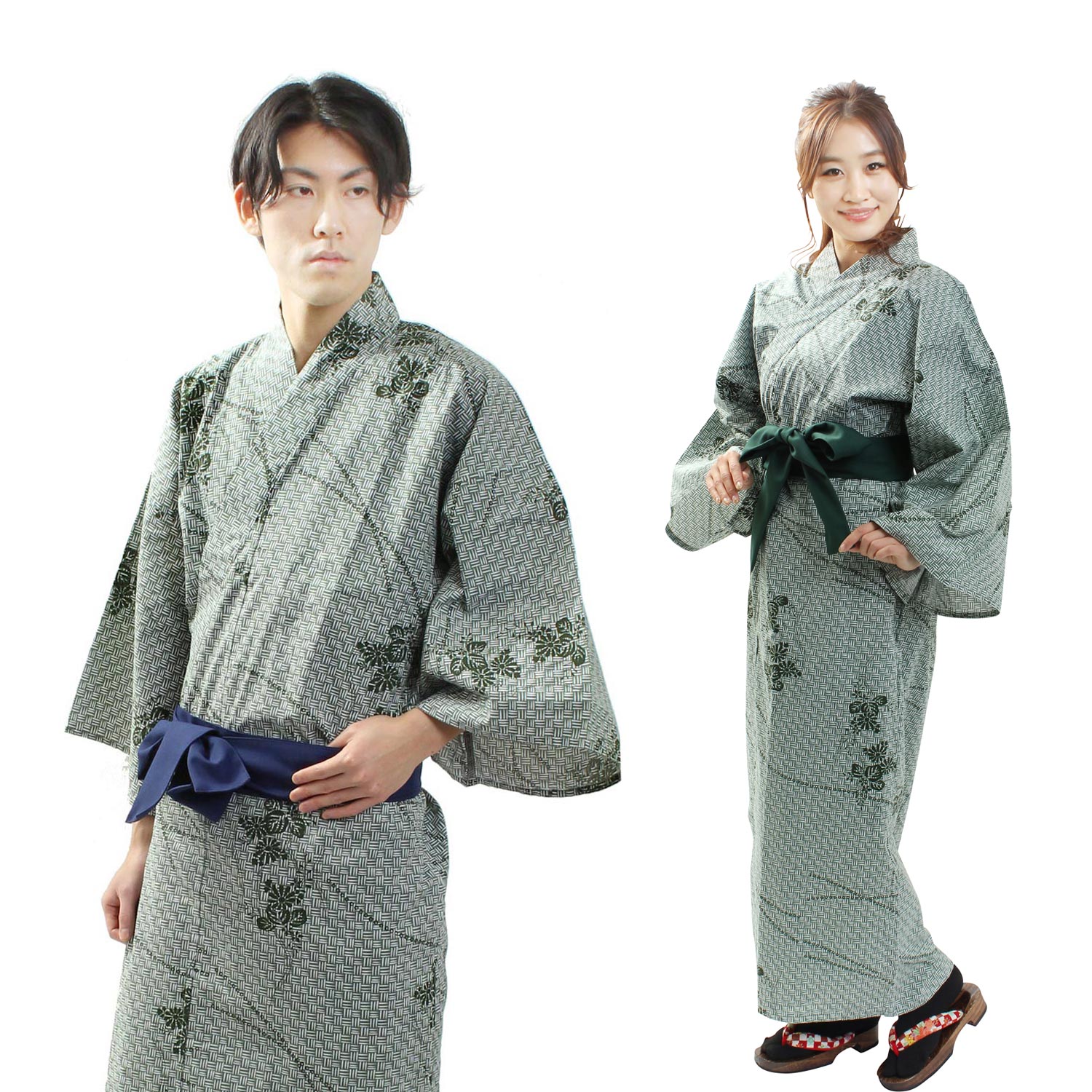 Unisex Indoor Yukata Kogiku [ky-3780-c01]