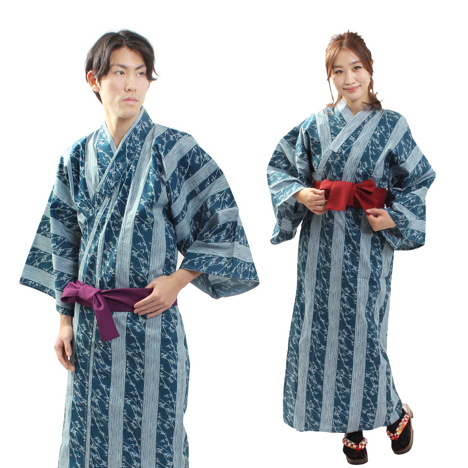 Unisex Indoor Yukata Shima [ky-3783-c01]