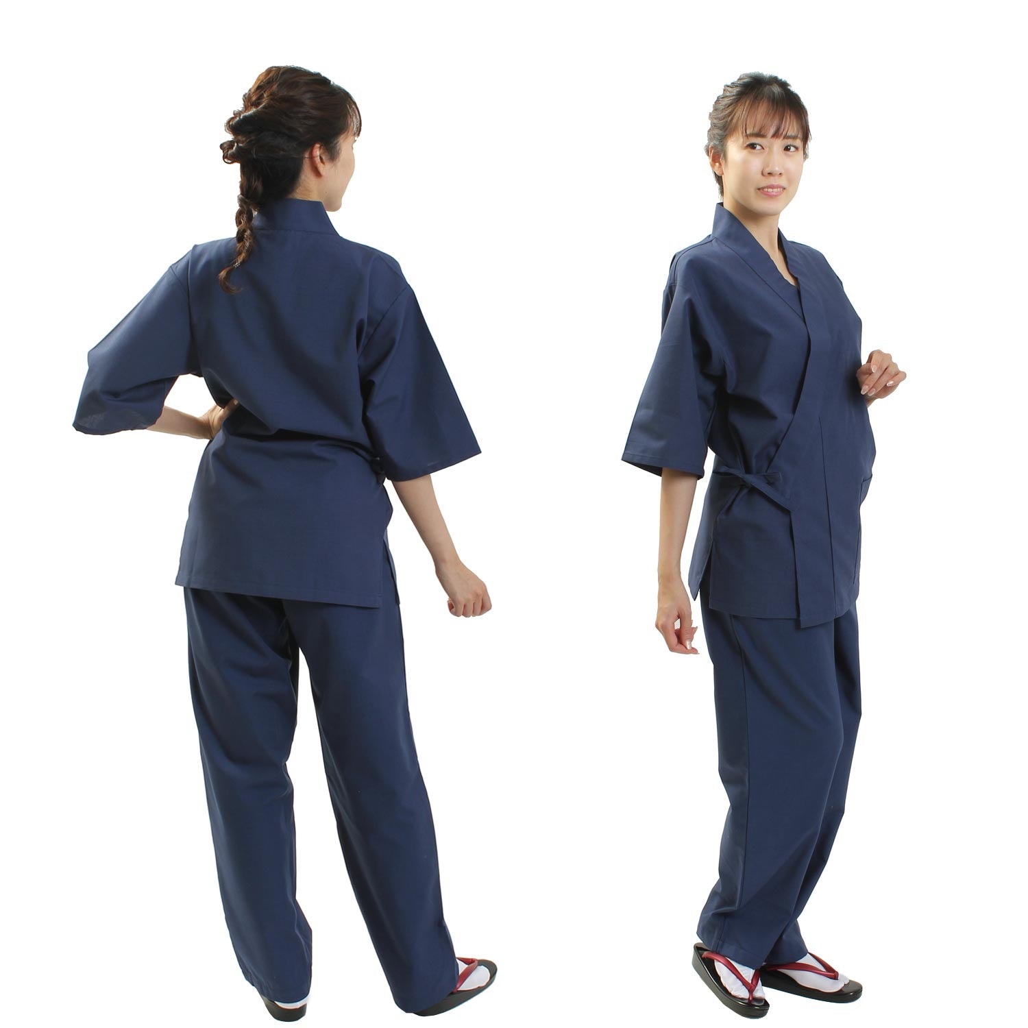 Unisex Samue Bottoms Single Item Special Processed Fabric blue