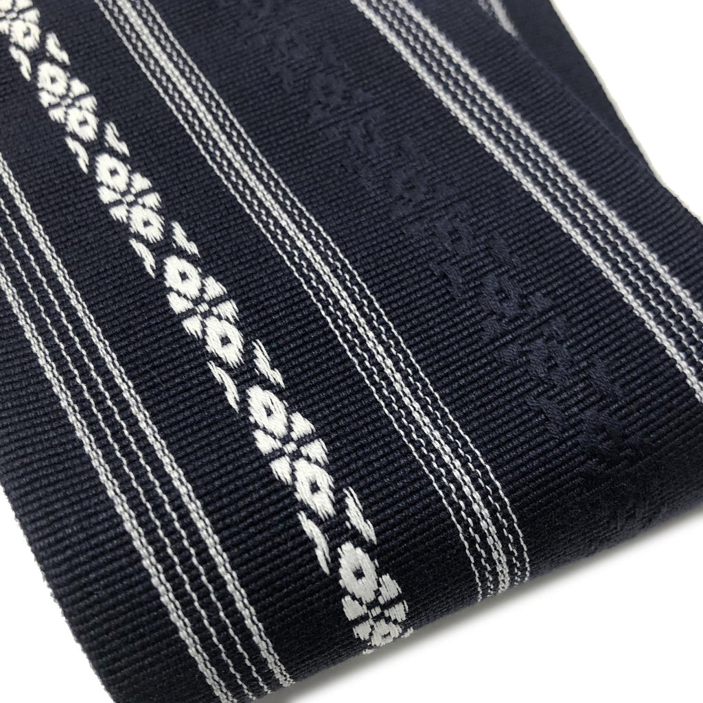 Men's Yukata Woven with dyed yarn and Obi belt set [wn-10]