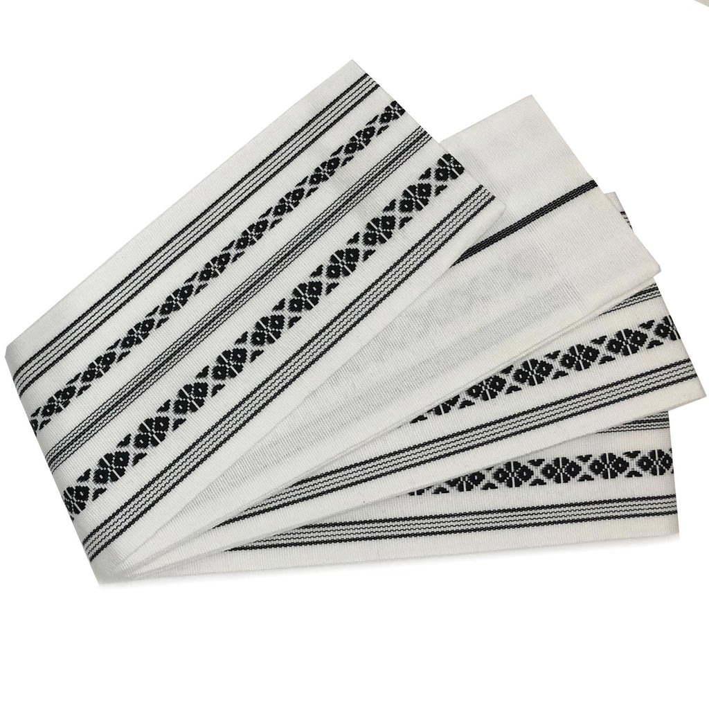 Men's Yukata Woven with dyed yarn and Obi belt set [wn-10]