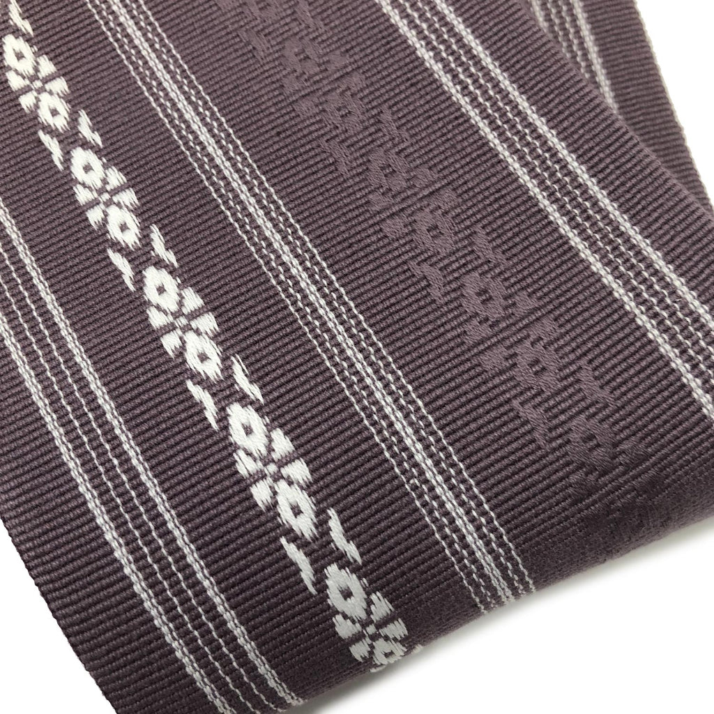 Men's Yukata Woven with dyed yarn and Obi belt set [wn-10]