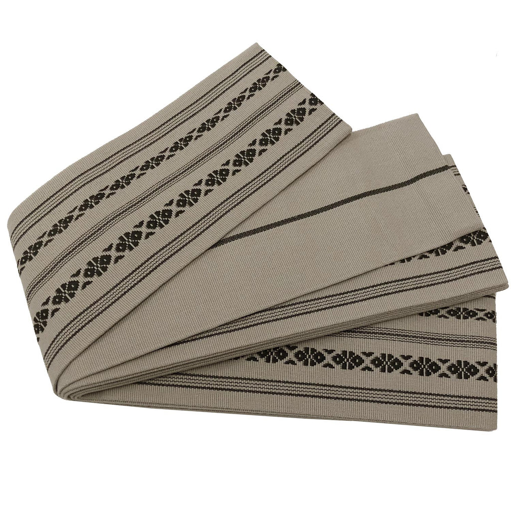 Men's Yukata Woven with dyed yarn and Obi belt set [wn-10]