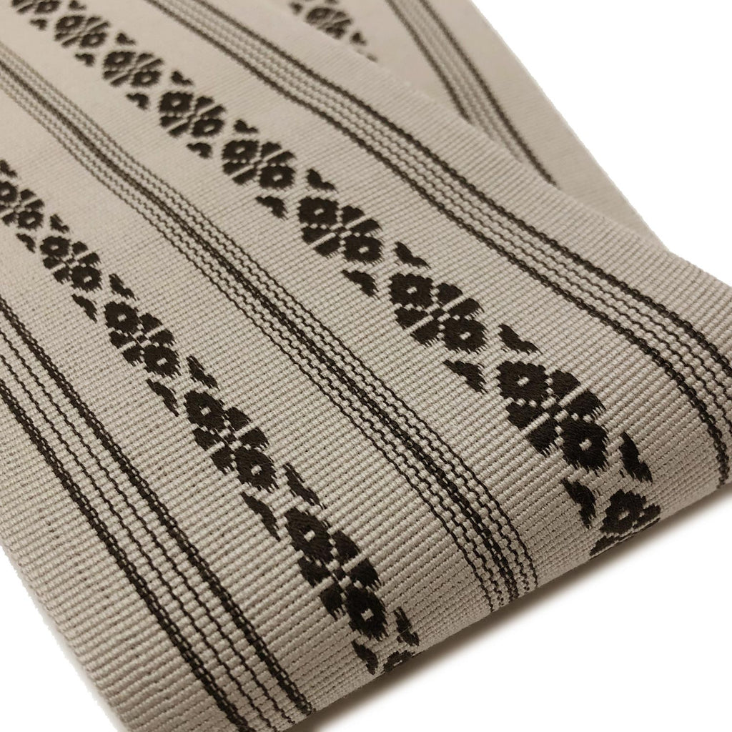 Men's Yukata Woven with dyed yarn and Obi belt set [wn-10]