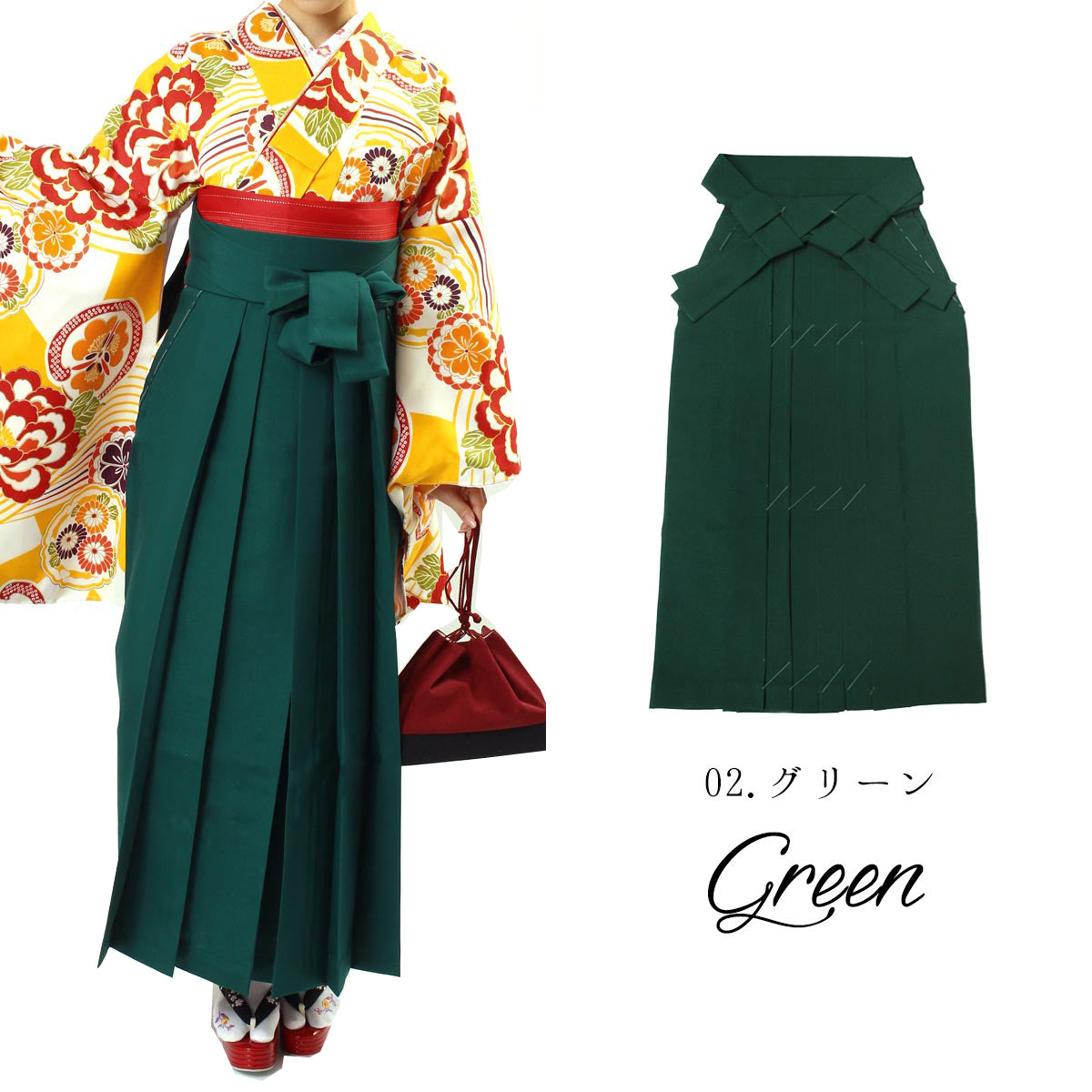 女式袴安燈型單品 5色