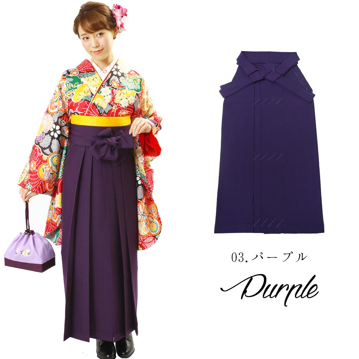 女式袴安燈型單品 5色