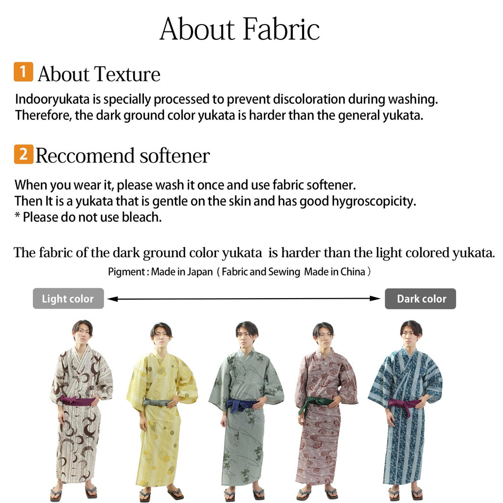 Unisex Indoor Yukata Yukiwa [ky-3784-c01]