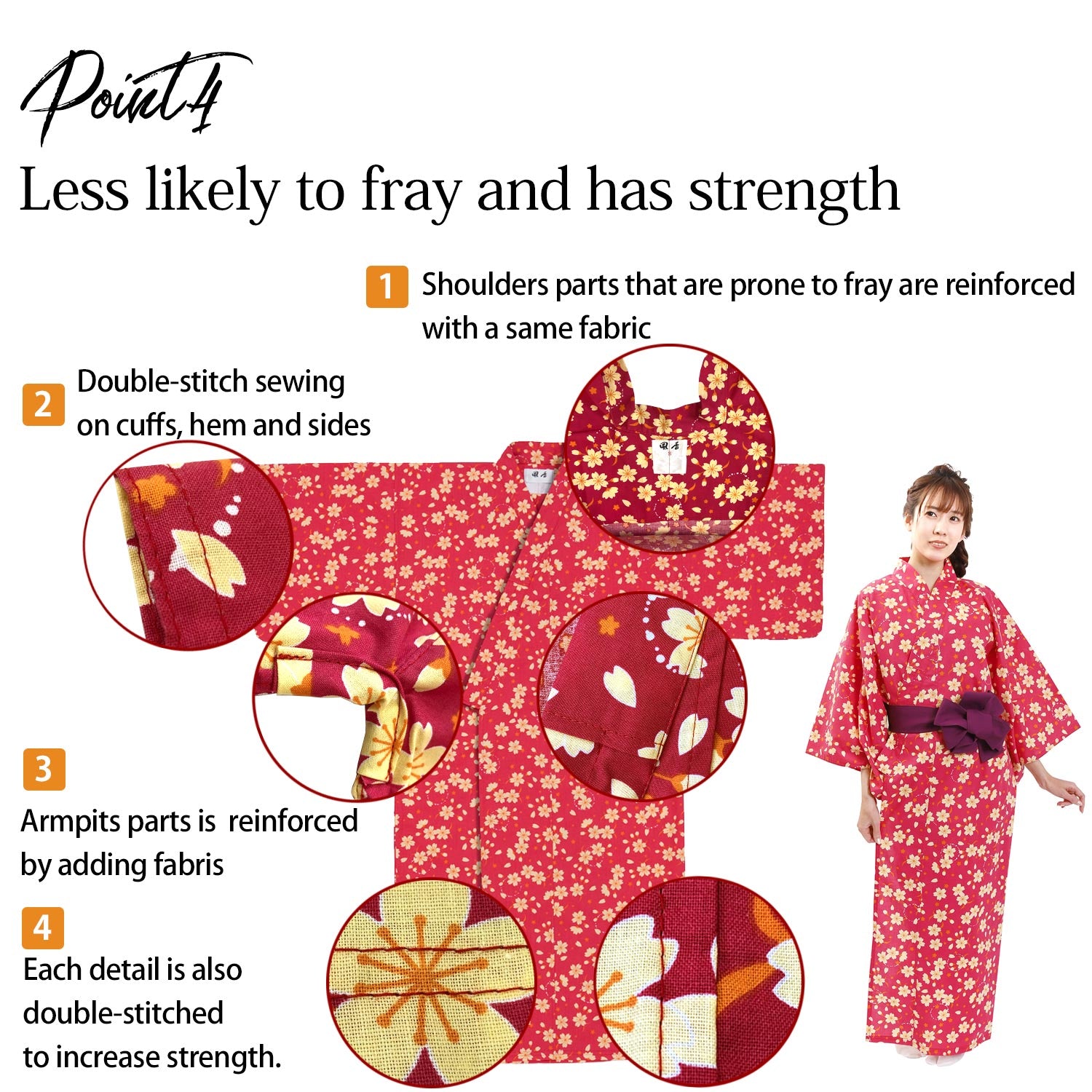 Women Indoor Yukata Ajisai white