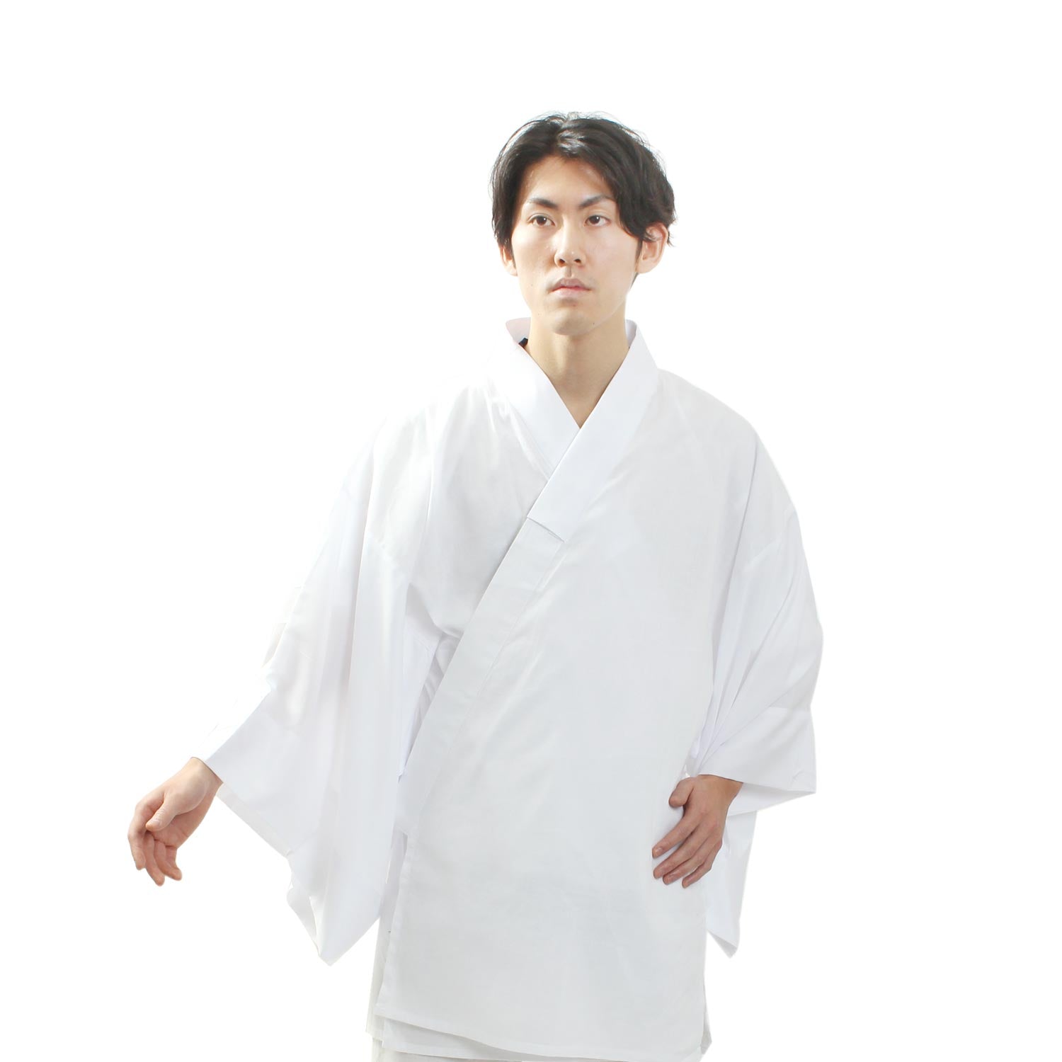 Kimono Under Wear Men's Half Juban with a Collar Haneri