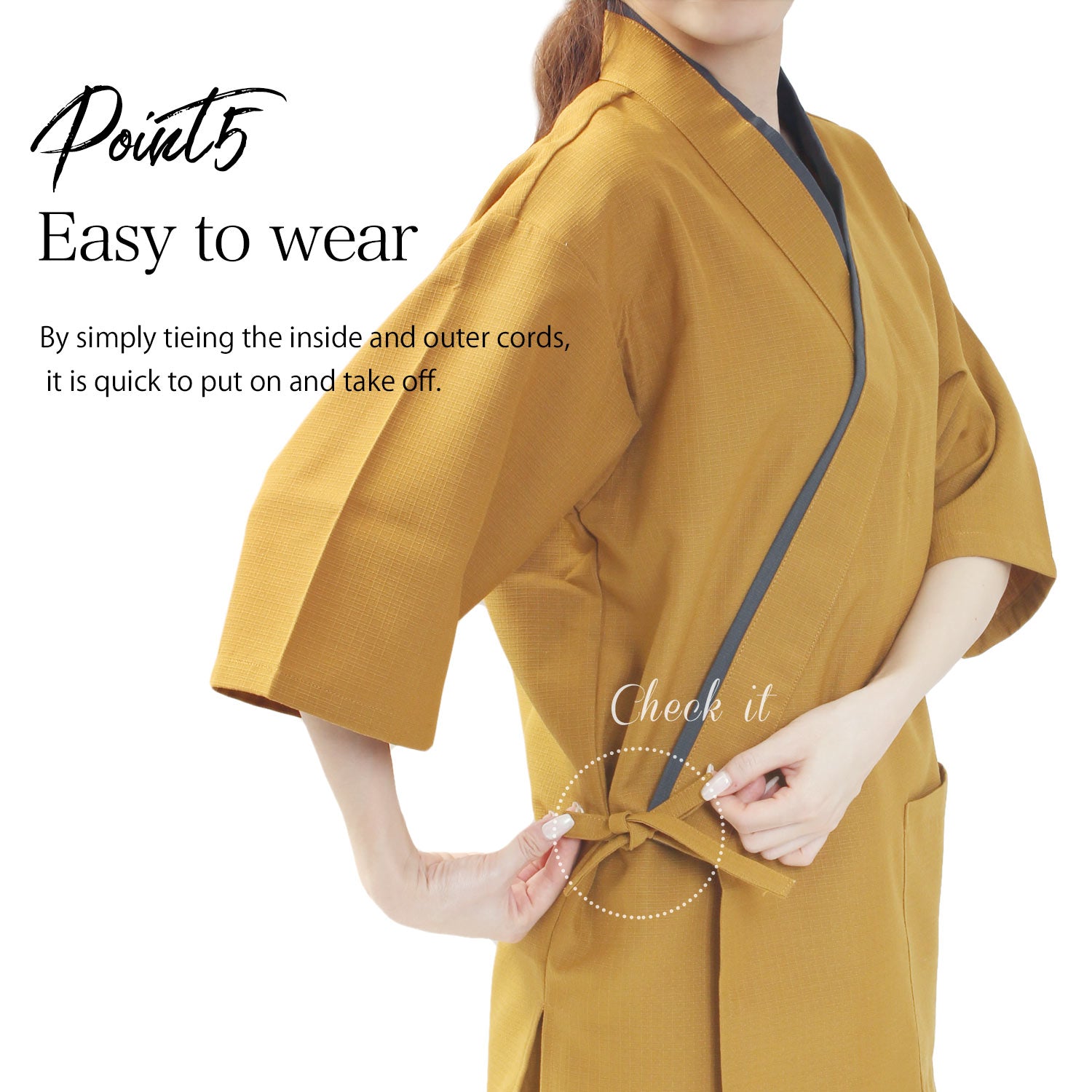 Unisex Samue Happi Tops Single Item Easy-Care Processing Fabric Blue