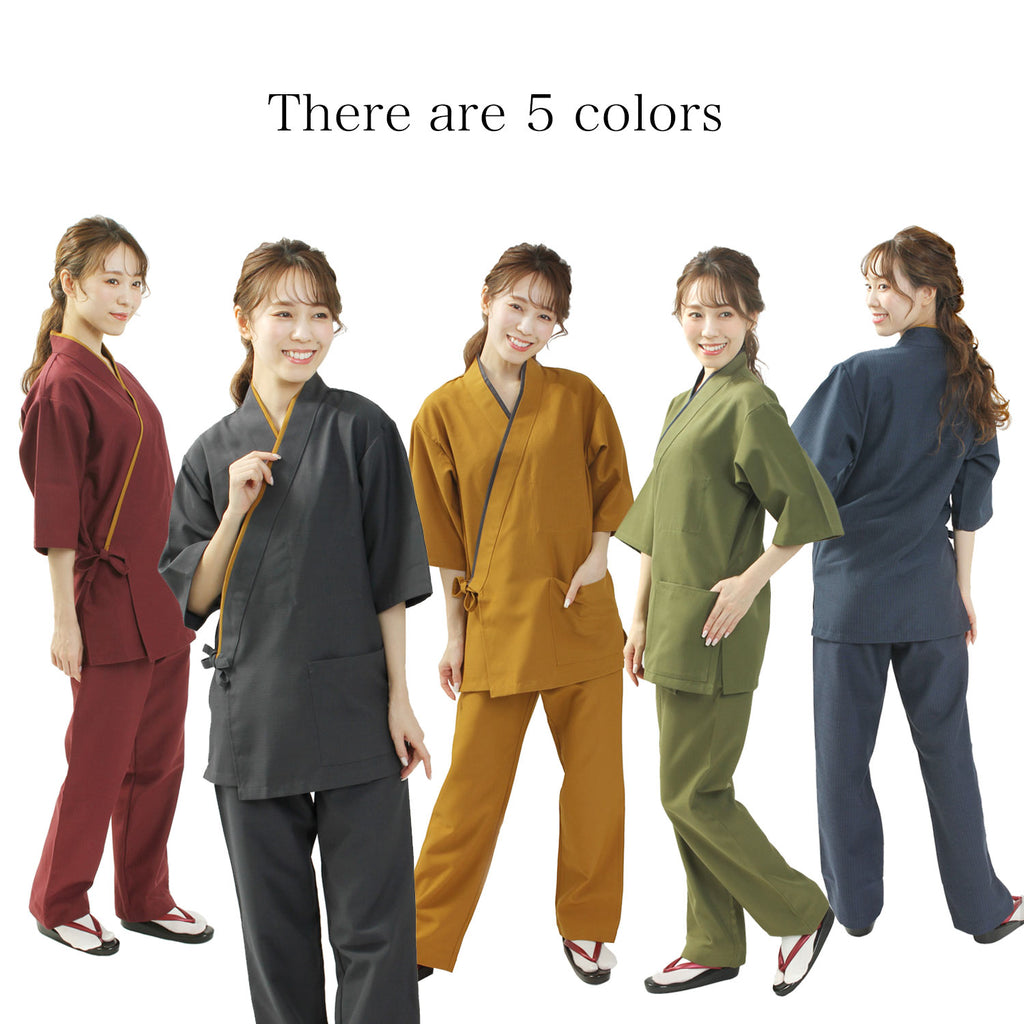 Unisex Samue Happi Tops Single Item Easy-Care Processing Fabric Blue