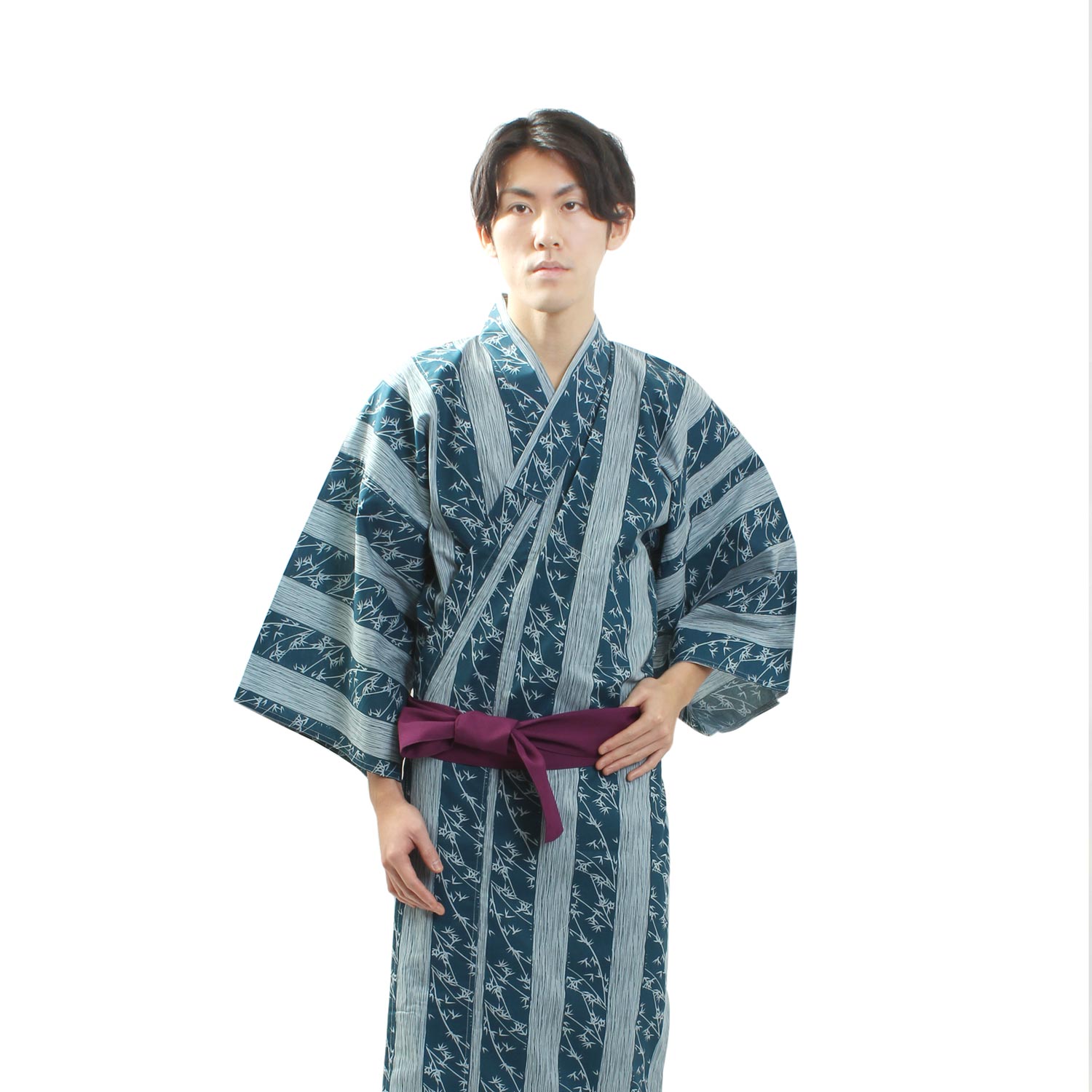 Unisex Indoor Yukata Shima [ky-3783-c01]